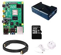 Raspberry Pi 3 1 GB di RAM 1.2GHz a 64 bit quad-core 16GB CLASS 10 Kodi OpenELEC Media Center Kit più recenti (Blu) (nero)