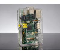sb components Raspberry Pi 512 MB di RAM Modello B Ultima Versione con Clear Case