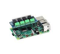 sb components Relè 4 Zero 3V 4 Canali Relè Shield per Raspberry Pi, Relè HAT Scheda Relè di Espansione per Raspberry Pi 4B/3B+/3B/2B/B+/A+/Zero e Zero W | Modulo relè di potenza per Raspberry Pi