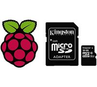 sb components Scheda Micro SD classe 10 ad alta velocità precaricata con l'ultima Raspbian per Raspberry Pi 4, 3B+, 3 e 2 (scheda Micro SD da 16 GB)