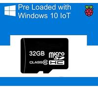 sb components scheda Micro SD precaricato con Windows 10 IOT Core for Lampone Pi 2-32 GB