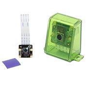 sb components Ufficiale Raspberry Pi Noir Modulo Telecamera V2 - Foto da 8 megapixel, Video 1080p con Camera Case (Verde)