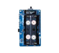 sb components UPS HAT per Raspberry Pi con monitoraggio della potenza in tempo reale Raspberry Pi UPS HAT 18650 Caricabatterie Power Bank Scheda di espansione per gestione dell'alimentazione (spina UK