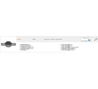 SB11348 SUPPORTO SILENTBLOC BRACCIO SOSPENSIONE ANTERIORE FIAT CROMA LANCIA