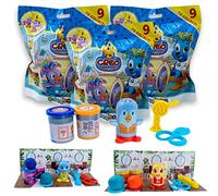 Sbabam, Creo Parrucchiere, Giochi da Edicola, Pasta Modellabile per Bambini, Ideale per Attività Creative, Pupazzetti Colorati Perfetti come Regalo, Pack da 3, Dai 3 Anni in su