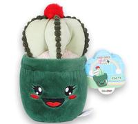 #sbabam Doki Doki 4Ever Green, Peluche Cactus Decorativo, Verde, 25 cm, con Patch Dreams, Morbido Pupazzo da Collezione per Tutte le Età