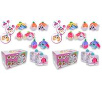 #sbabam FUNNY BOX Doki Doki Fruttini Peluche, Giochi per Bambini da Edicola, Animali Peluche Reversibili per Regalo Bambina, 2 Pz - Morbido Coniglio Peluche a Forma di Frutta, Pupazzi Collezionabili