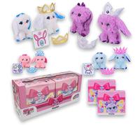 #sbabam Funny Box Lovely Pets Magic Party - Peluche con accessori inclusi, 2 pez