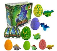 #sbabam Funny Box Mega Jurassic Eggs, Giocattolo a Partire dai 3 Anni in su, Confezione da 3 Pezzi, Giocattolo Dinosauro per Bambini Nati da Uova magiche, Ideale Come Regalo per Bambini