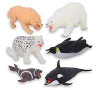 Sbabam Legend Of Animals Predatori Polari Snow Guardians - Pack da 4 bustine con personaggi diversi. Trova l'orso, l'orca tutti gli animali che vivono nel grande freddo.