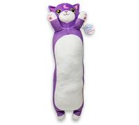 #sbabam Lovely Pets Long Animals, Mooncat Peluche Gatto Morbido e Colorato, Lunghezza 48 cm, Animali Giocattolo per Bambini - Gatto Peluche per Regalo Bambino e Bambina, Giochi per Bambini da Edicola