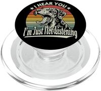 Sbadiglio Catahoula Leopard I Hear You I'm Not Listening Tramonto PopSockets PopGrip per MagSafe