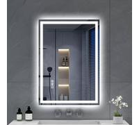 S'bagno 70x50cm Bluetooth-Specchio-Bagno-con-Luce-Led,Anti-Fog