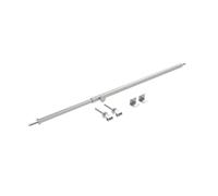 Sbarra antintrusione di sicurezza - acciaio INOX 316L - estensibile da 900 a 1600 mm. - antiscasso - antifurto - per porte, portoncini e finestre - resistente - alta qualità - DimAccessori