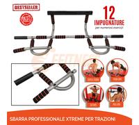 Sbarra barra trazioni crossfit ATTREZZO ADDOMINALI alla porta allenamento gym
