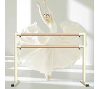 Sbarra da Balletto Doppia Sbarra per Danza Classica Ginnastica Artistica Sbarra Danza Classica con Cuscinetti Antiscivolo Doppia Barra di Danza Portatile per Allenamento Stretch (155 * 60 * 105cm)