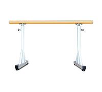Sbarra da balletto regolabile e autoportante, bastone da danza portatile per casa e studio, altezza regolabile, per esercizi di stretching e allenamento di danza, ideale per tutti i livelli (bian