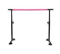 Sbarra da balletto Sbarra da danza regolabile con ventosa, rosa nero, 150-300 cm(Pink)