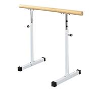 Sbarra da balletto studio portatile, mobile e professionale for sollevamento, for sala ballo domestica, barra regolabile indipendente for stretching, pilates, danza o allenamenti attivi(White,1m)