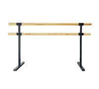 Sbarra da ballo portatile per uso domestico, doppia barra antiscivolo, design autoportante, per adulti e bambini, per esercizi di danza e stretching