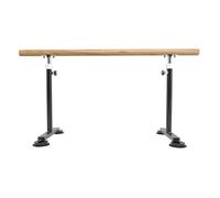 Sbarra da danza Bastone da danza portatile regolabile in altezza 80-120 cm Multicolor 100 e 150(Black,100cm)