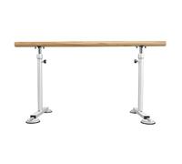 Sbarra da danza Bastone da danza portatile regolabile in altezza 80-120 cm Multicolor 100 e 150(White,150cm)