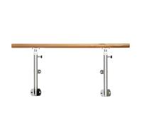 Sbarra da Danza Classica in Acciaio Inossidabile Resistente con Asta di prolunga da Parete Regolabile in Altezza per Adulti e Bambini,2 m/6,6 Piedi