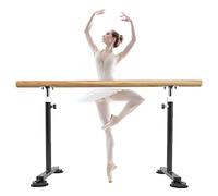 Sbarra da Danza Classica Regolabile in Altezza per Adulti e Bambini Asta di prolunga Mobile con Ventosa può sopportare Un Peso di 300 kg.,Nero-1M/3,3FT