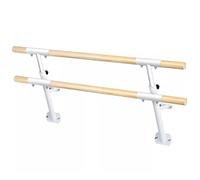 Sbarra da Danza Fissa da Parete con Altezza Regolabile da 80 a 120 cm Adatta per Uso Domestico/Studio di Danza/Palestra,1 m/3,3 Piedi