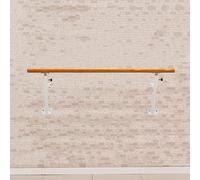 Sbarra da danza in legno regolabile, attrezzatura fitness per l'allenamento dei muscoli delle spalle, sbarra da danza tradizionale singola per allenamento a casa, yoga, stretching(Single-layer)