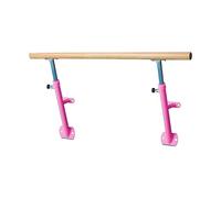 Sbarra da Danza Regolabile, Barra di prolunga Professionale da Parete, Sbarra in Legno Resistente, Sbarra da Danza Rosa da 1,5 Metri per Uso Domestico.