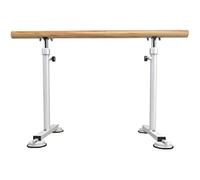 Sbarra da Danza Regolabile in Legno massello, Sbarra da Danza Portatile e Indipendente con Ventose, per Stretching, Palestra, Studio per Bambini e Adulti