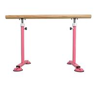 Sbarra da Danza Regolabile in Legno massello, Sbarra da Danza Portatile e Indipendente con Ventose, per Stretching, Palestra, Studio per Bambini e Adulti