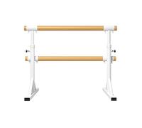 Sbarra da danza Sbarra da balletto regolabile indipendente a doppio palo multicolore 1m-1,5m for adulti(White,1.5m)