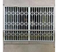 Sbarra di Sicurezza Retrattile per balconi e Grate per finestre, cancello Scorrevole da 78x24 Pollici per prevenire Le Cadute, Rete di Protezione per finestre per la Sicurezza (L200xA60 cm)