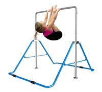 Sbarra Ginnastica Bambini - Altezza Regolabile Sbarra Allenamento Junior per Esercizi - Accessorio Palestra Casa Acciaio Resistente Antiscivolo per Ragazzi Ragazze Bambine Ginnaste Principianti