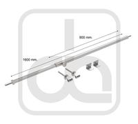 SBARRA INOX 316L ANTINTRUSIONE ANTISCASSO ESTENSIBILE PER PORTONE INGRESSO
