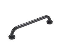 Sbarra, la pala alluminio opaco nero handicap maniglione bar, in acciaio INOX, da parete per bagno, WC, doccia