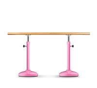 Sbarra per Balletto Mobile per casa Asta per Balletto in Acciaio Altezza Regolabile 80-120 cm Manico in Legno massello,A2-1M/3,3FT