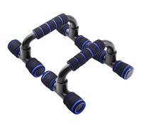 Sbarra per la verticale da ginnastica 1 paio di pedane for flessioni multifunzione, pieghevoli, portatili, for l'allenamento della forza(Blue)