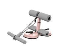 Sbarra per Trazioni Autoportante Regolabile in Altezza, Supporto da Pavimento per Glutei e Allenamento a Casa, Barra up- Grigio E Rosa