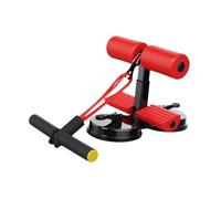 Sbarra per Trazioni Autoportante Regolabile in Altezza, Supporto da Pavimento per Glutei e Allenamento a Casa, Barra up- Rosso