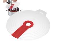 Sbattitore a mano Splash Guard, Splatter Guard for Hand Mixer | Coperchi riutilizzabili in silicone per uova con coperchio per padelle in schiuma color crema
