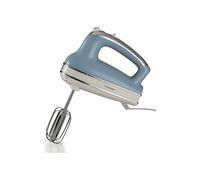 Ariete Ariete 1548 Sbattitore Vintage, 450W, 5 velocità, Funzione turbo, 2 fruste, Celeste
