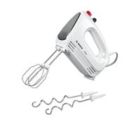 SBATTITORE BOSCH MFQ22100375 W4, Potenza massima 375 W, Recipiente da 2000 ml, Livelli di potenza 4 velocità, Numero di lame 0, Bianco, Grigio