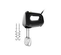 Braun MultiMix2 HM2110BK Sbattitore Elettrico, 4 Velocità + Turbo, Easy-Click cambio accessori facilitato, in dotazione 2 Fruste e 2 ganci impastatori, Avvolgicavo, Potenza 500W, Nero