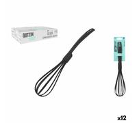Sbattitore con frusta Quttin Quttin 31 x 7 x 7 cm Nero [12 Unità]