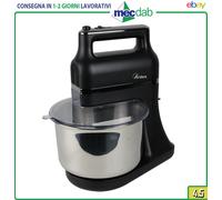 Sbattitore Elettrico con Ciotola Auto-Rotante da 3,5 Litri 400 Watt