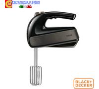 Sbattitore Elettrico BLACK+DECKER 500 W frullatore impastatore 2 fruste 2 Ganci