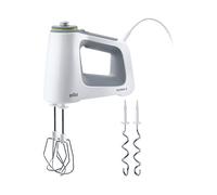 SBATTITORE ELETTRICO BRAUN HM5100 Multimix 5, Potenza massima 750 W, Recipiente da 0.6 l, Livelli di potenza 9 velocità, Grigio, Bianco